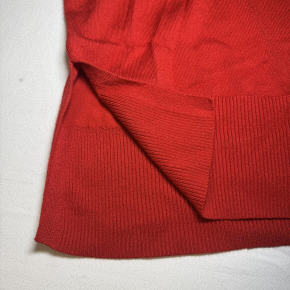 Wonderly Red Women's pullover sweater with Dolman sleeves Size SL - Picture 7 of 7